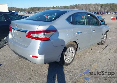 2015 Nissan Sentra S из США, поврежденный, VIN 3N1AB7AP2FY383119